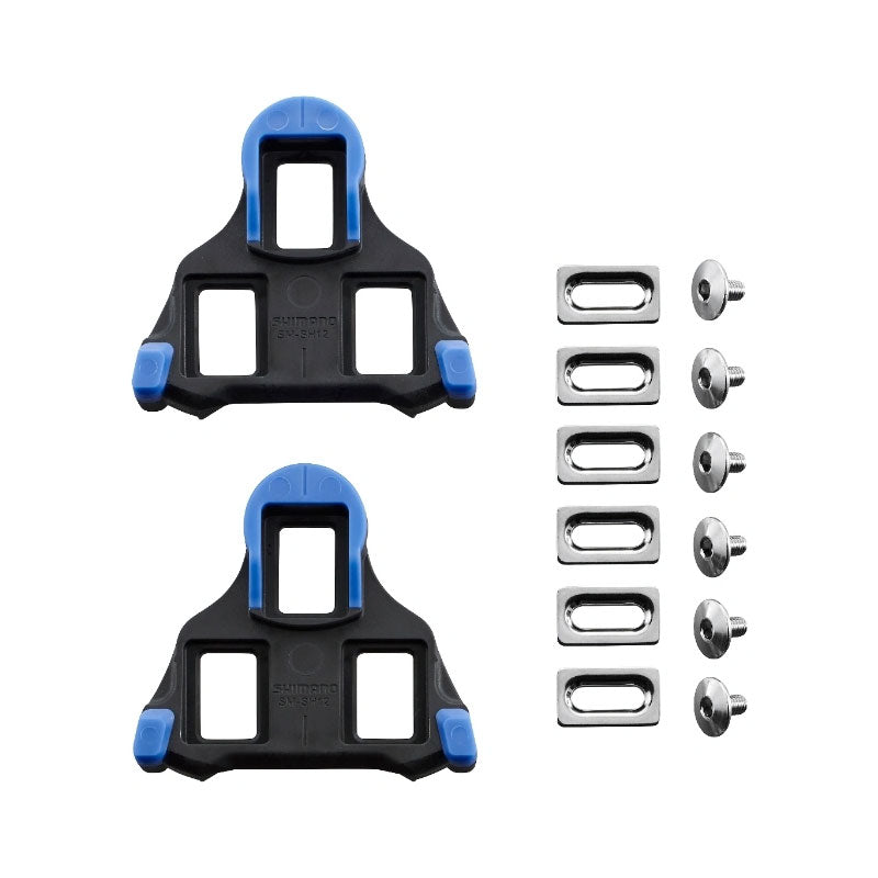 Placas / Calas SHIMANO para Ruta SPEED SM-SH12 en Azul